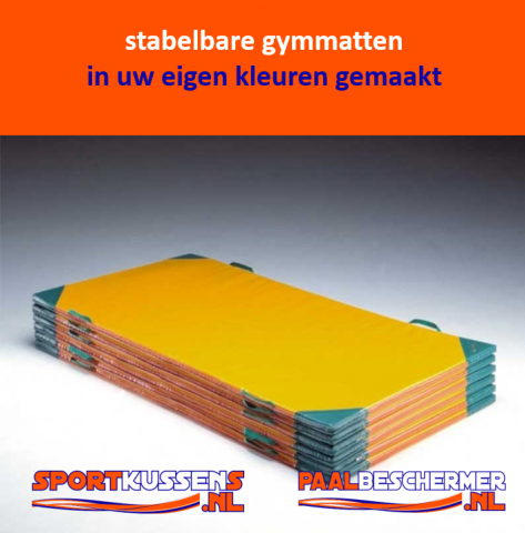 gymmatten in standaard diktes en maten 